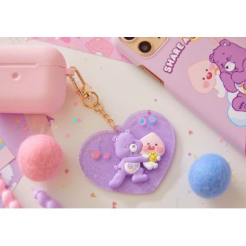 Kakao Friends x Care Bears - Apeach 愛心鑰匙圈